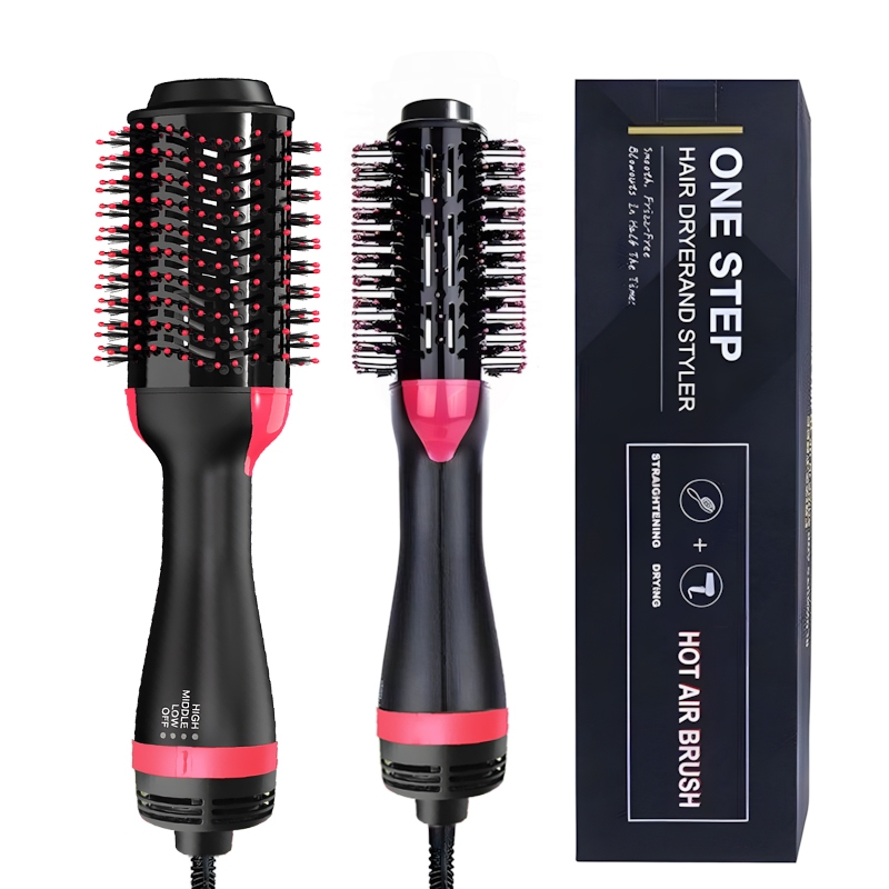 Escova Secadora 110V Alisador Elétrica Quente Cabelo Com 3 Em1 Hair Styler ANJGG