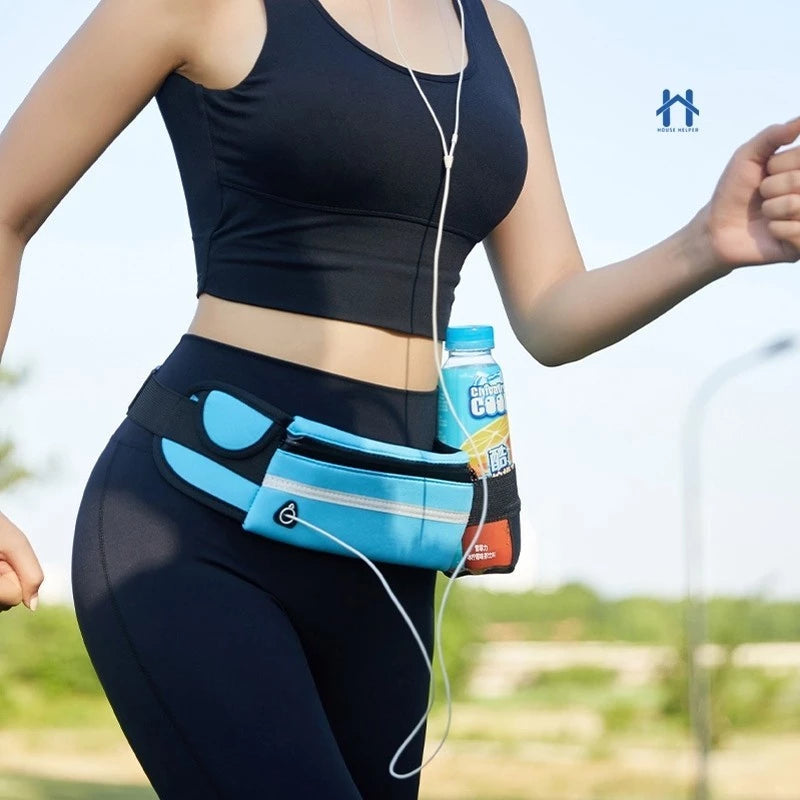 Bolsa Pochete Unissex Esportiva Impermeável Fitness Para Celular Objetos e Água